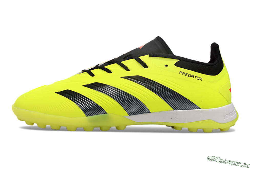 Unisex Adidas Predator 24 Elite TF Artificial Turf Low-Tops Football Shoes - Yellow/Black/White 0