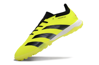 Unisex Adidas Predator 24 Elite TF Artificial Turf Low-Tops Football Shoes - Yellow/Black/White