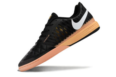 Unisex Nike Lunar Gato 2 IC Indoor & Futsal Low-Tops Football Shoes - Black/White/Yellow