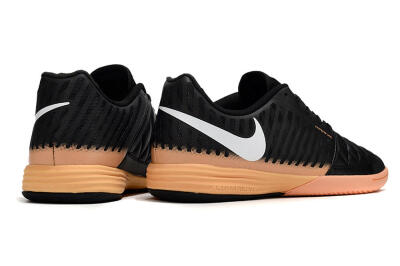 Unisex Nike Lunar Gato 2 IC Indoor & Futsal Low-Tops Football Shoes - Black/White/Yellow