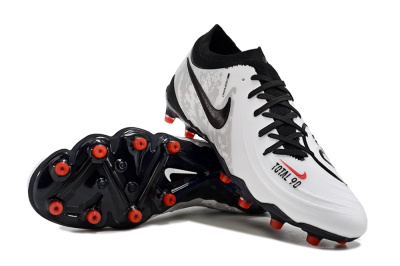 Men's Nike Phantom Luna Elite AG Artificial Grass Low-Tops Football Boots - White/Grey/Black/Red