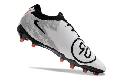 Men's Nike Phantom Luna Elite AG Artificial Grass Low-Tops Football Boots - White/Grey/Black/Red