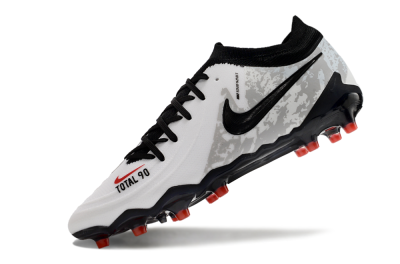 Men's Nike Phantom Luna Elite AG Artificial Grass Low-Tops Football Boots - White/Grey/Black/Red