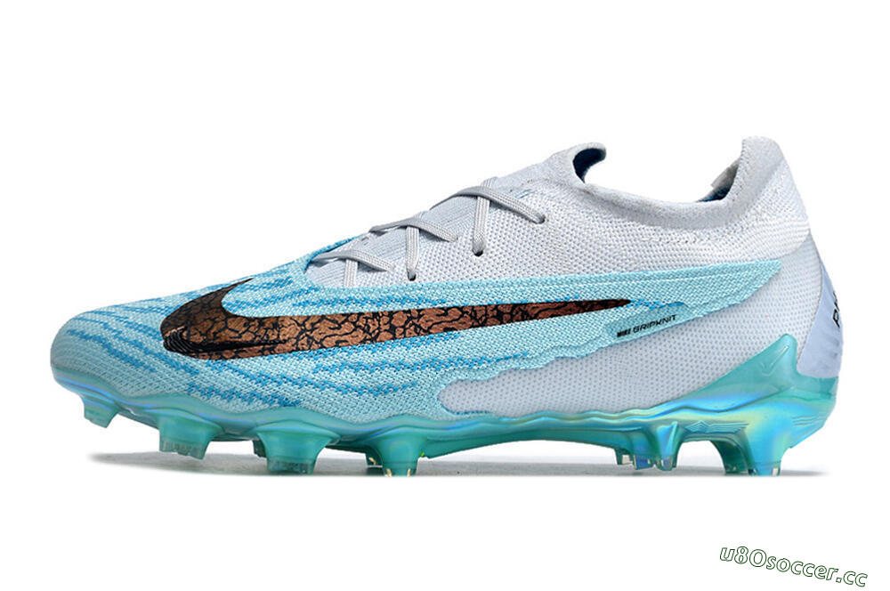 Unisex Nike Phantom GX Elite FG Firm Ground Low-Tops Football Boots - Jade/Black/Gold 0