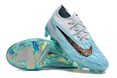 Unisex Nike Phantom GX Elite FG Firm Ground Low-Tops Football Boots - Jade/Black/Gold