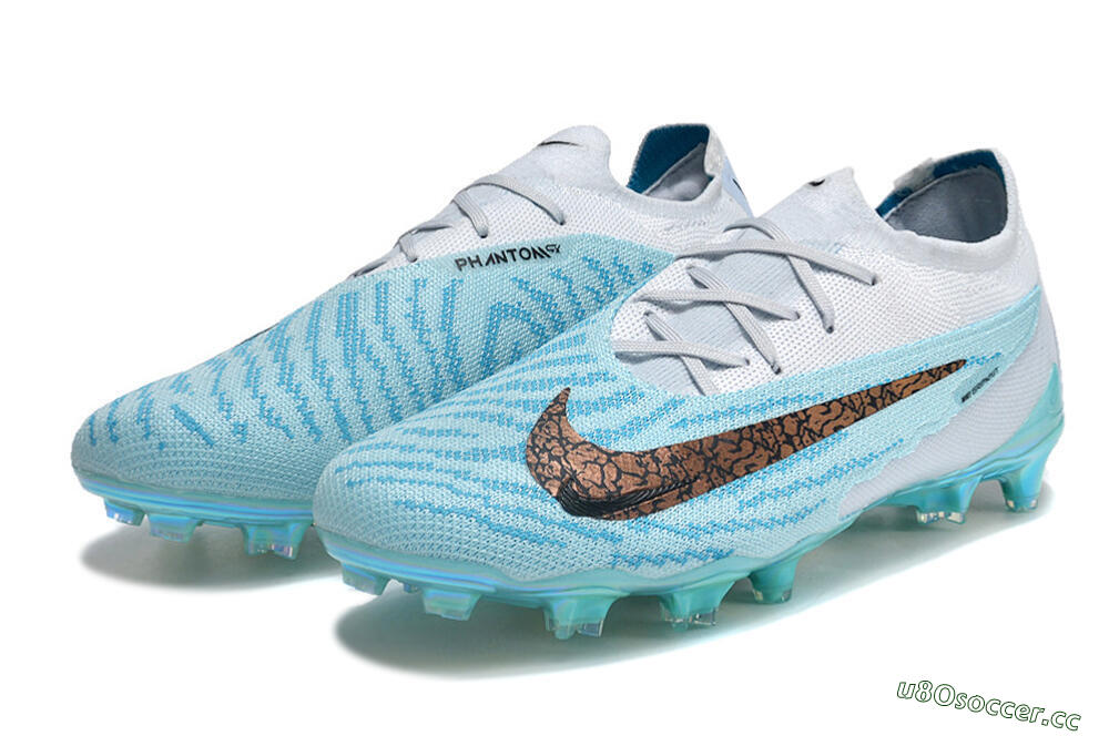 Unisex Nike Phantom GX Elite FG Firm Ground Low-Tops Football Boots - Jade/Black/Gold 5