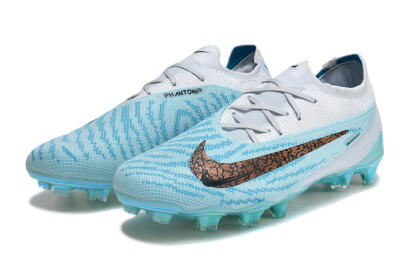 Unisex Nike Phantom GX Elite FG Firm Ground Low-Tops Football Boots - Jade/Black/Gold