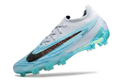 Unisex Nike Phantom GX Elite FG Firm Ground Low-Tops Football Boots - Jade/Black/Gold