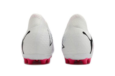 Men's Puma Future Ultimate MG Multi Ground Low-Tops Football Boots - White/Blue/Pink