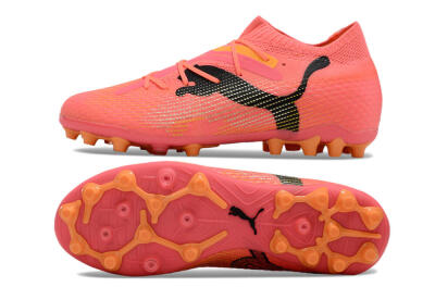 Men's Puma Future Ultimate MG Multi Ground Low-Tops Football Boots - Red/Black/Orange