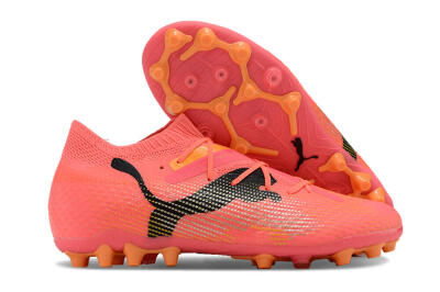 Men's Puma Future Ultimate MG Multi Ground Low-Tops Football Boots - Red/Black/Orange