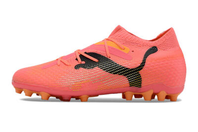 Men's Puma Future Ultimate MG Multi Ground Low-Tops Football Boots - Red/Black/Orange
