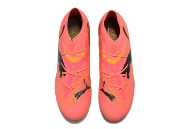 Men's Puma Future Ultimate MG Multi Ground Low-Tops Football Boots - Red/Black/Orange