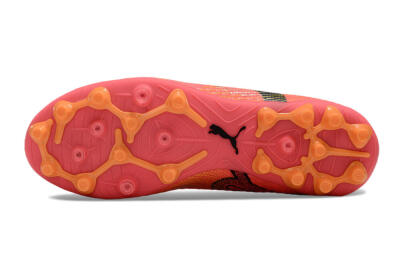 Men's Puma Future Ultimate MG Multi Ground Low-Tops Football Boots - Red/Black/Orange