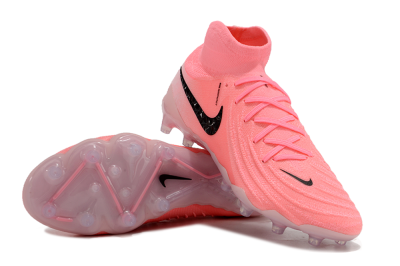 Men's Nike Phantom Luna Elite AG Artificial Grass High-Tops Football Boots - Pink/Black