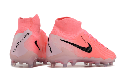 Men's Nike Phantom Luna Elite AG Artificial Grass High-Tops Football Boots - Pink/Black