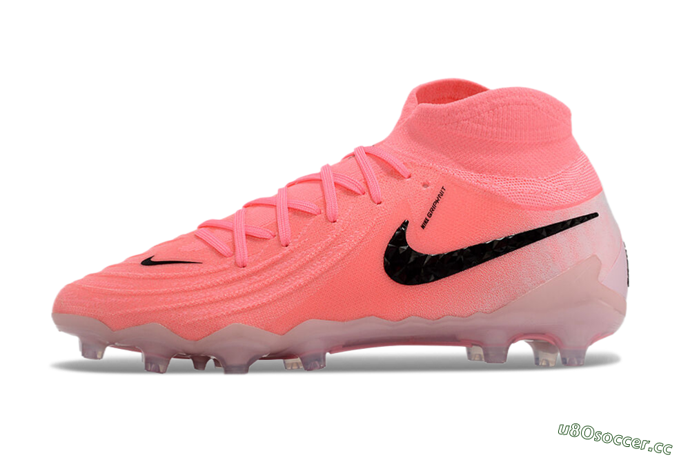 Men's Nike Phantom Luna Elite AG Artificial Grass High-Tops Football Boots - Pink/Black 0