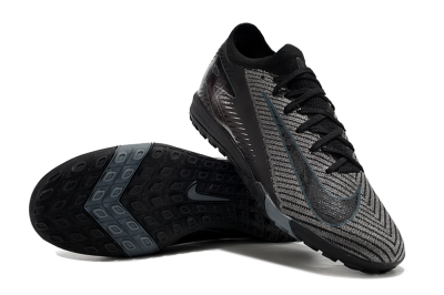 Men's Nike Air Zoom Mercurial Vapor 16 Elite TF Artificial Turf Low-Tops Football Shoes - Silver/Black/Blue
