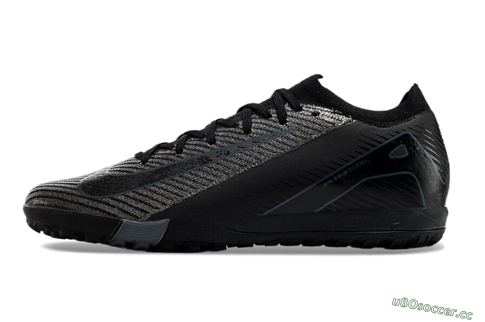 Men's Nike Air Zoom Mercurial Vapor 16 Elite TF Artificial Turf Low-Tops Football Shoes - Silver/Black/Blue 0