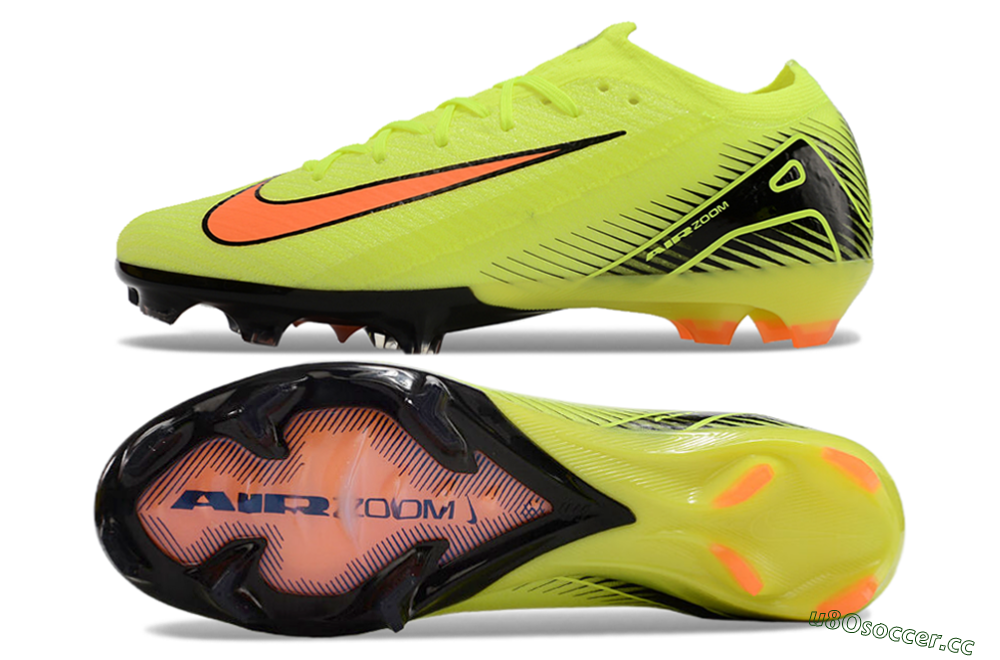 Unisex Nike Air Zoom Mercurial Vapor 16 Elite FG Firm Ground Low-Tops Football Boots - Yellow/Orange/Black 1