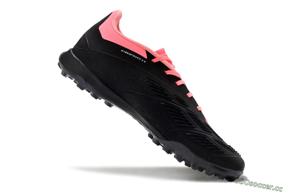 Men's Adidas Predator 24 Elite TF Artificial Turf Low-Tops Football Shoes - Black/White/Red 4