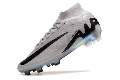 Unisex Nike Air Zoom Mercurial Superfly 9 Elite FG Firm Ground High-Tops Football Boots - Purple/Black/Gold