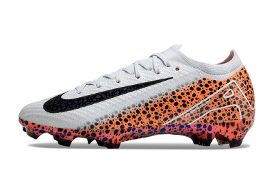Men's Nike Air Zoom Mercurial Vapor 16 Elite FG Firm Ground Low-Tops Football Boots - Grey/Black/Leopard