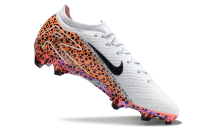 Men's Nike Air Zoom Mercurial Vapor 16 Elite FG Firm Ground Low-Tops Football Boots - Grey/Black/Leopard