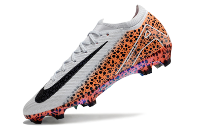 Men's Nike Air Zoom Mercurial Vapor 16 Elite FG Firm Ground Low-Tops Football Boots - Grey/Black/Leopard