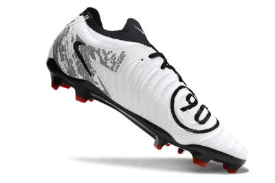 Men's Nike Phantom Luna Elite FG Firm Ground Low-Tops Football Boots - White/Red/Black/Grey