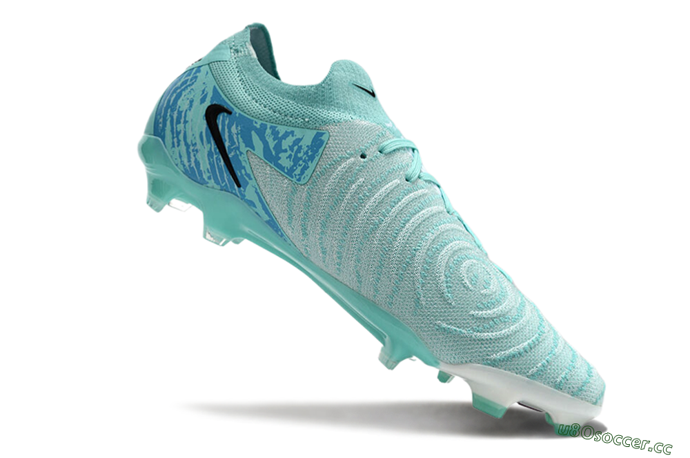 Unisex Nike Phantom Luna 2 Elite LV8 FG Firm Ground Low-Tops Football Boots - Jade/Black/Purple 4