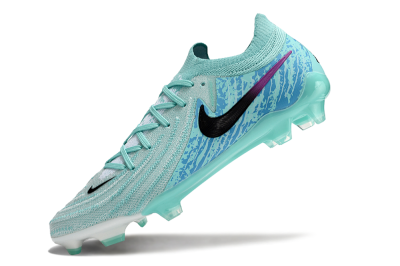 Unisex Nike Phantom Luna 2 Elite LV8 FG Firm Ground Low-Tops Football Boots - Jade/Black/Purple