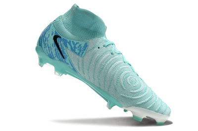 Unisex Nike Phantom Luna 2 Elite LV8 FG Firm Ground High-Tops Football Boots - Jade/Black/Purple