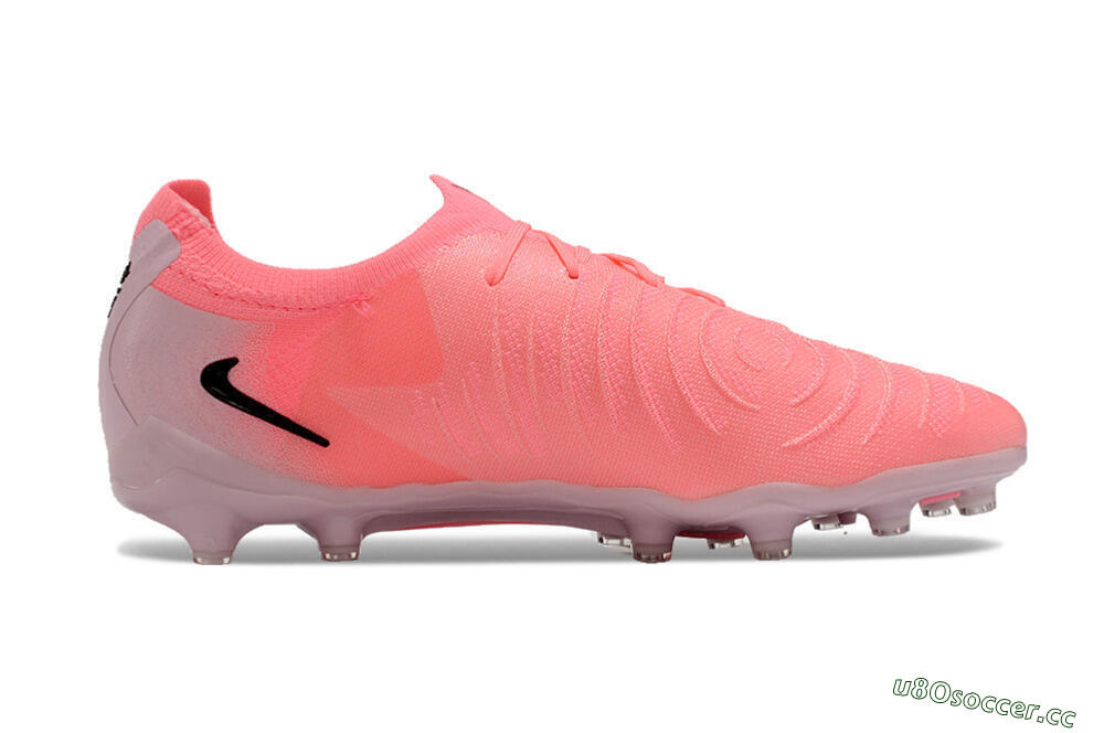 Men's Nike Phantom Luna Elite AG Artificial Grass Low-Tops Football Boots - Pink/Black/White 6