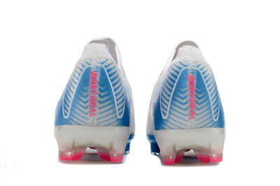 Unisex Nike Air Zoom Mercurial Vapor 16 Elite AG Artificial Grass Low-Tops Football Boots - White/Pink/Blue