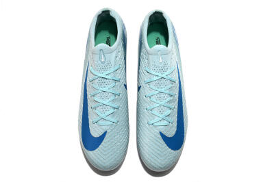 Unisex Nike Air Zoom Mercurial Vapor 16 Elite AG Artificial Grass Low-Tops Football Boots - Jade/Beige/Blue