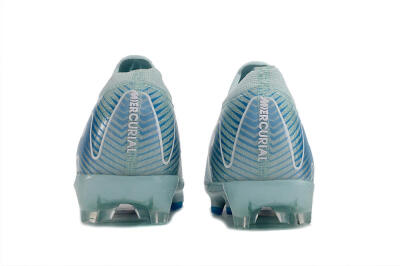 Unisex Nike Air Zoom Mercurial Vapor 16 Elite AG Artificial Grass Low-Tops Football Boots - Jade/Beige/Blue