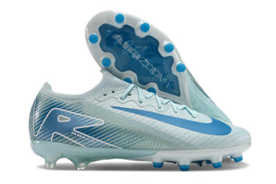 Unisex Nike Air Zoom Mercurial Vapor 16 Elite AG Artificial Grass Low-Tops Football Boots - Jade/Beige/Blue