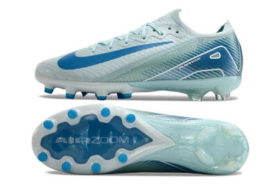 Unisex Nike Air Zoom Mercurial Vapor 16 Elite AG Artificial Grass Low-Tops Football Boots - Jade/Beige/Blue