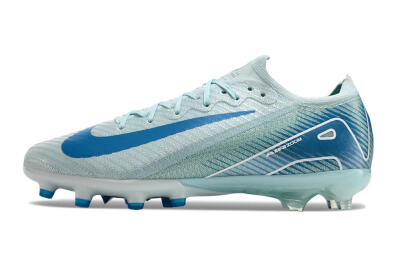 Unisex Nike Air Zoom Mercurial Vapor 16 Elite AG Artificial Grass Low-Tops Football Boots - Jade/Beige/Blue