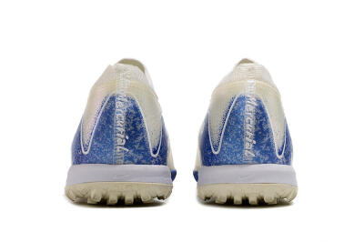 Unisex Nike Air Zoom Mercurial Vapor 16 Elite TF Artificial Turf Low-Tops Football Shoes - Beige/Blue