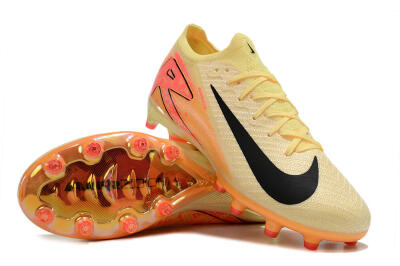 Unisex Nike Air Zoom Mercurial Vapor 16 Elite AG Artificial Grass Low-Tops Football Boots - Yellow/Black/Orange
