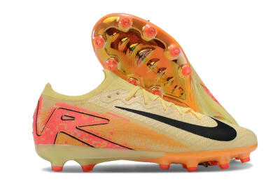 Unisex Nike Air Zoom Mercurial Vapor 16 Elite AG Artificial Grass Low-Tops Football Boots - Yellow/Black/Orange