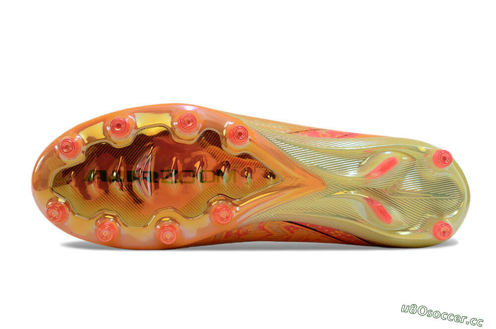 Unisex Nike Air Zoom Mercurial Vapor 16 Elite AG Artificial Grass Low-Tops Football Boots - Yellow/Black/Orange 6