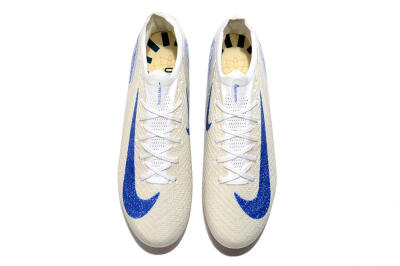 Unisex Nike Air Zoom Mercurial Vapor 16 Elite AG Artificial Grass Low-Tops Football Boots - Beige/Blue