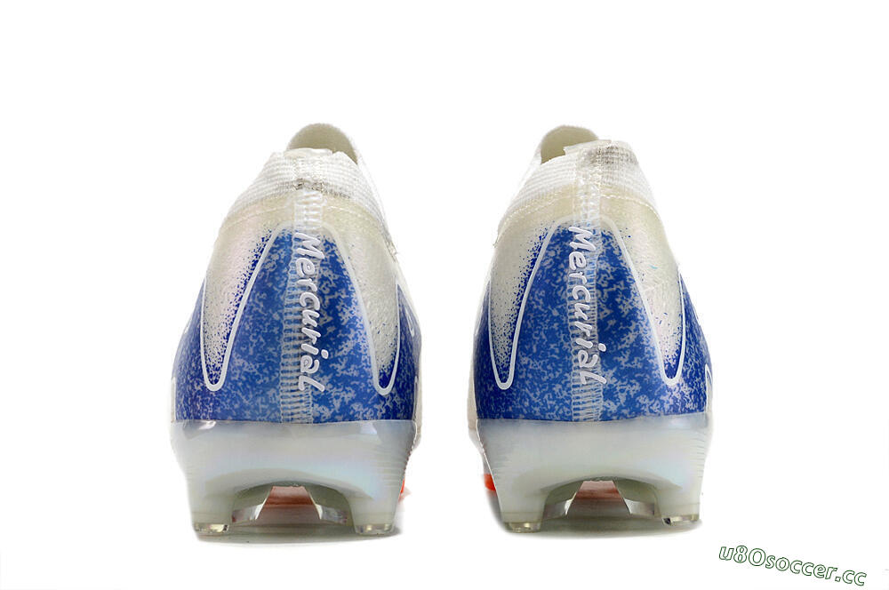 Unisex Nike Air Zoom Mercurial Vapor 16 Elite AG Artificial Grass Low-Tops Football Boots - Beige/Blue 7