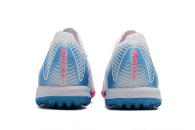 Unisex Nike Air Zoom Mercurial Vapor 16 Elite TF Artificial Turf Low-Tops Football Shoes - White/Pink/Blue