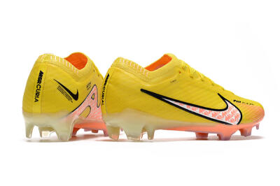 Men's Nike Air Zoom Mercurial Vapor 15 Elite FG Firm Ground Low-Tops Football Boots - Yellow/Pink
