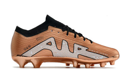 Men's Nike Air Zoom Mercurial Vapor 15 Elite FG Firm Ground Low-Tops Football Boots - Gold/White/Black
