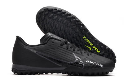 Men's Nike Mercurial Vapor 15 Elite TF Artificial Turf Low-Tops Football Shoes - Black